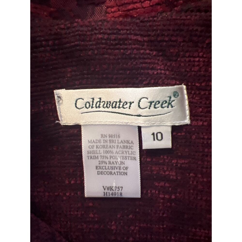 Boho Cottagecore Patchwork Embroidered Jacket Red… - image 8